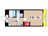 ルーナフロール 1Kの間取り