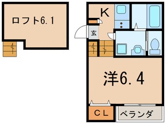 間取図 ルークス名古屋Ⅱ