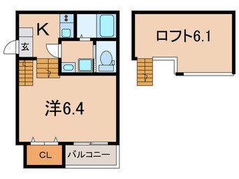 間取図 ルークス名古屋Ⅱ