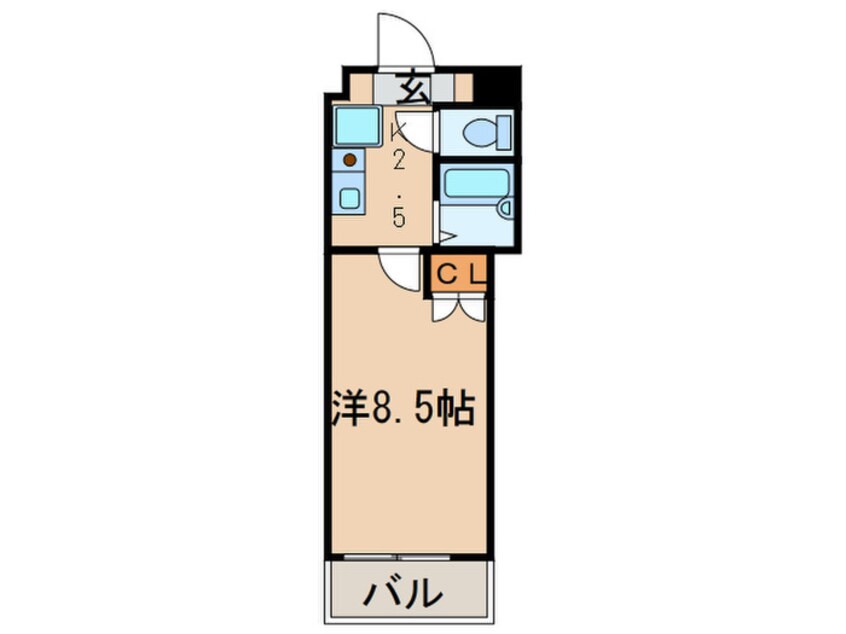 間取図 ヴィラコスモス大曽根