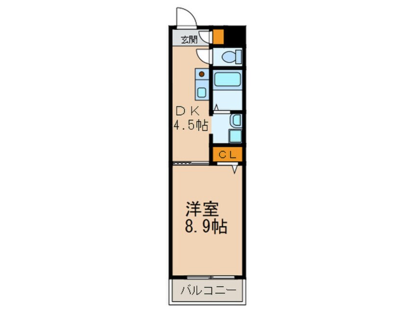 間取図 ポポラ－レ　ヒロ