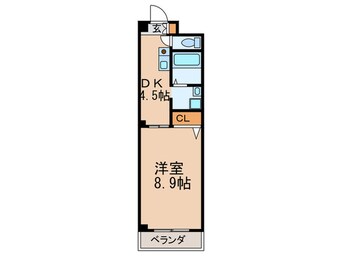 間取図 ポポラ－レ　ヒロ