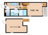 トレノハウス 1Kの間取り