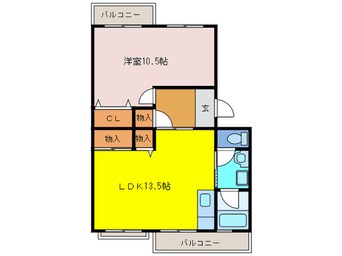 間取図 メゾン酒井B