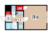 みつるぎハイム 1Kの間取り