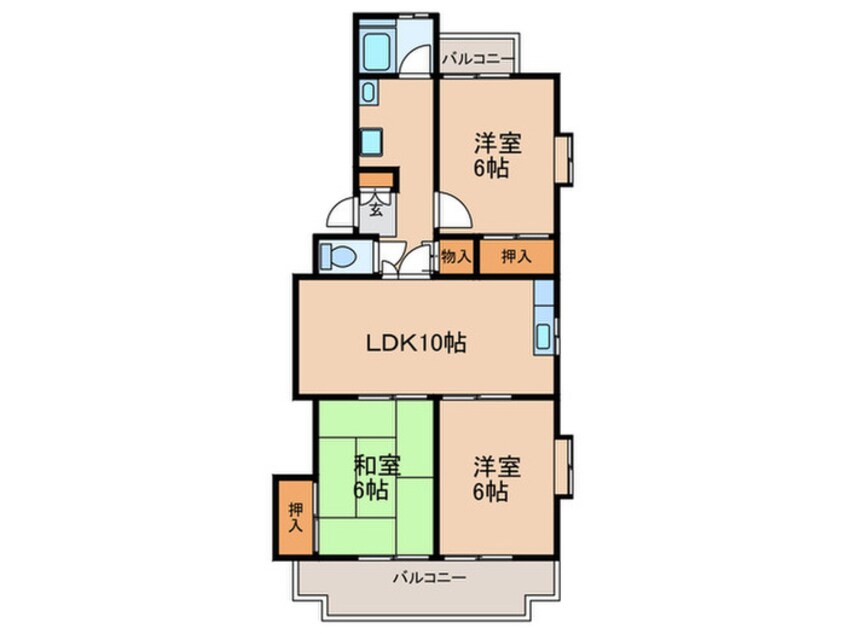 間取図 サンライズ藤