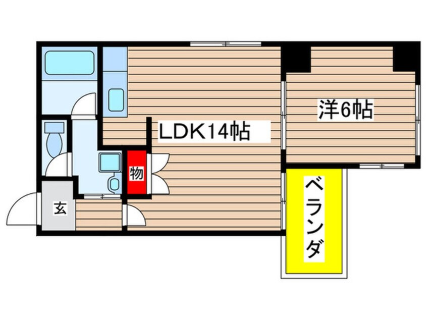 間取図 ザ・モーク桜山