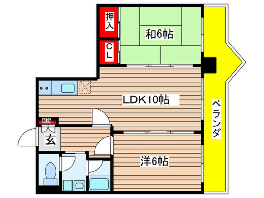 間取図 ザ・モーク桜山