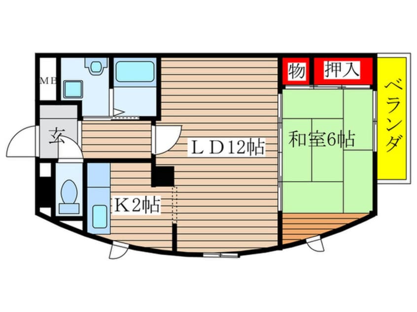 間取図 ザ・モーク桜山