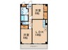 エスポワールメゾン神郷 2LDKの間取り