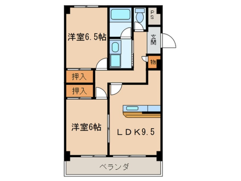 間取図 アルコバレーノ ２１