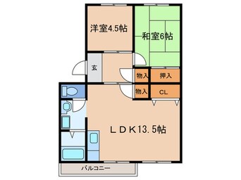 間取図 メゾンわかな