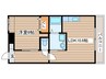 プランド－ルⅢ 1LDKの間取り