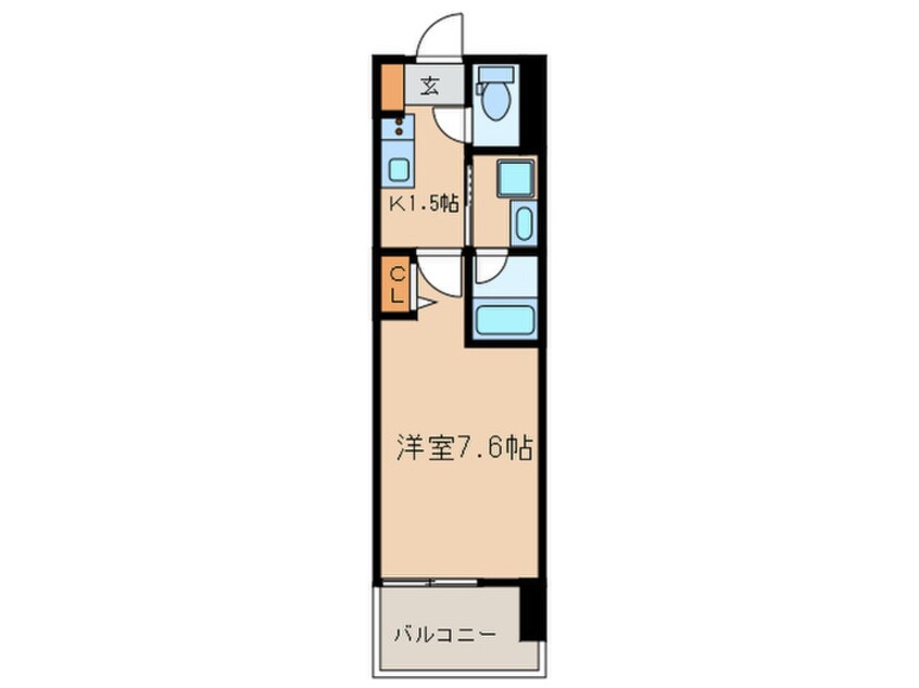 間取図 レジデンス新栄スクエア