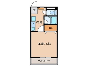 間取図 パラドール小嶋