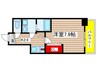 カ－ロ－ドサクラ 1Kの間取り