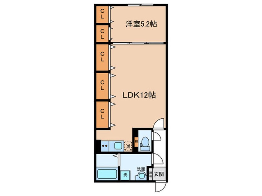 間取図 クレストタップ名古屋ウエスト