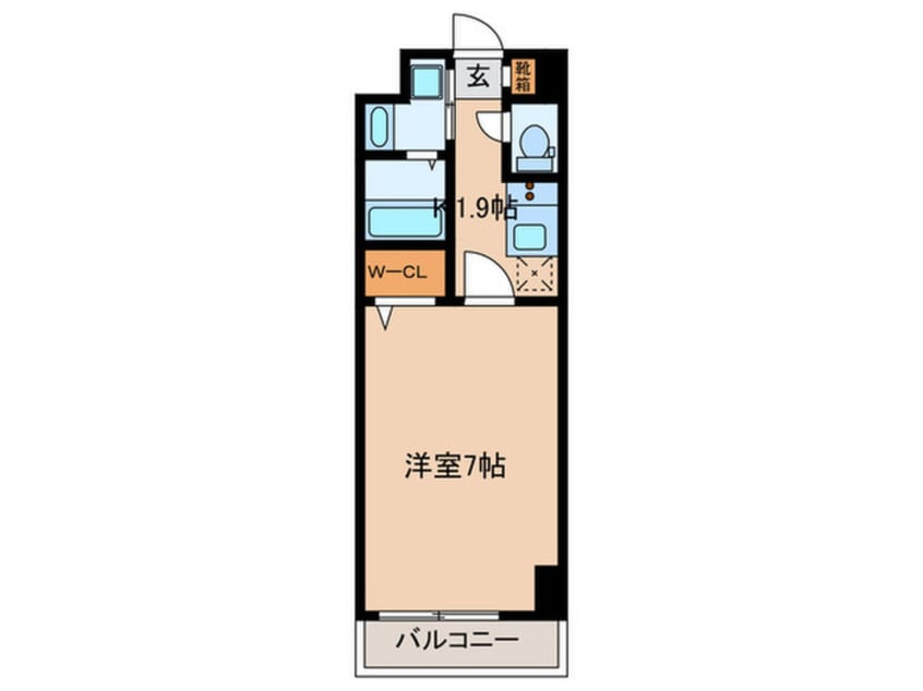 間取図 プレイズシード車道アベニュー