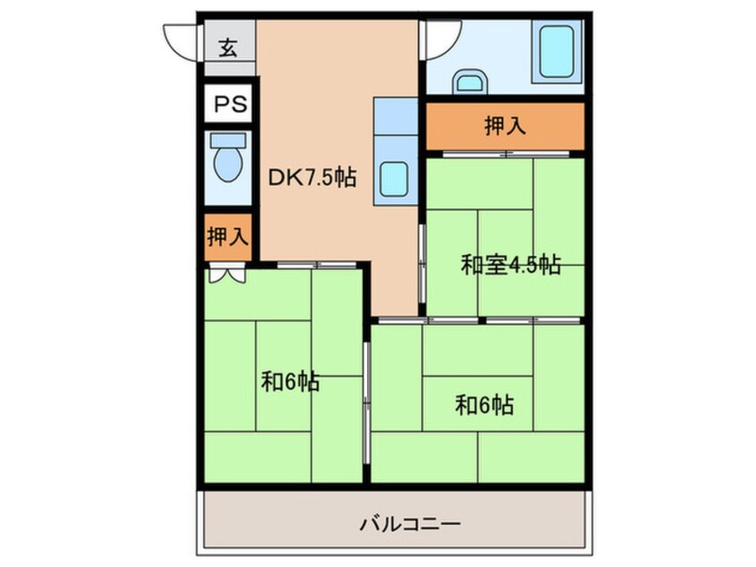 間取図 内山ビル
