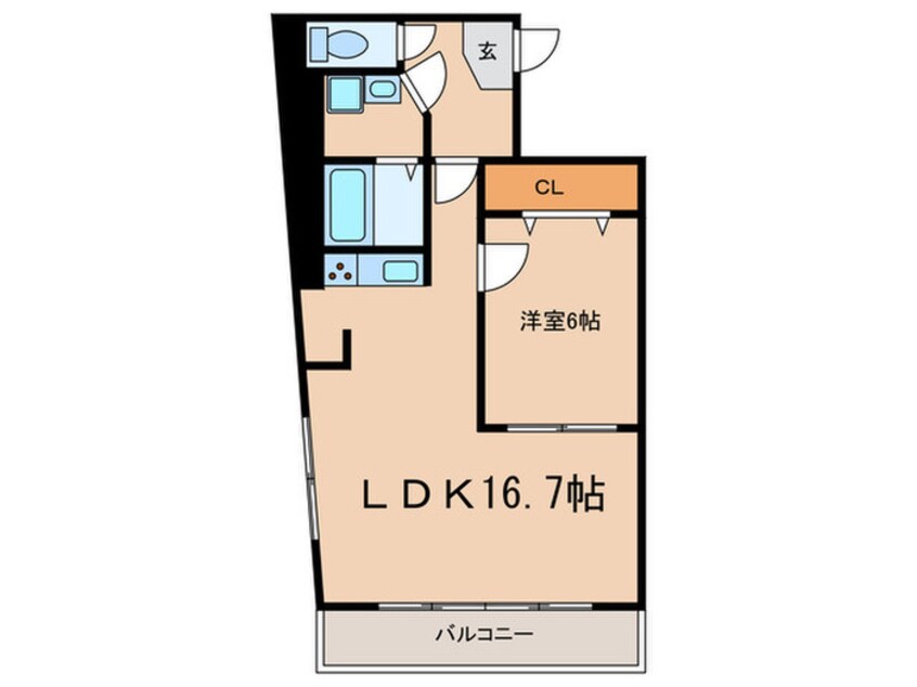 間取図 D-アパートメント泉