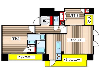 間取図 プライムメゾン御器所