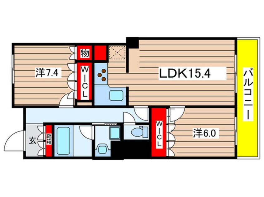 間取図 プライムメゾン御器所