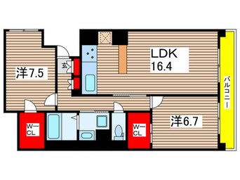 間取図 プライムメゾン御器所