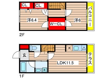 間取図 ブランシェ・ア・ミュー