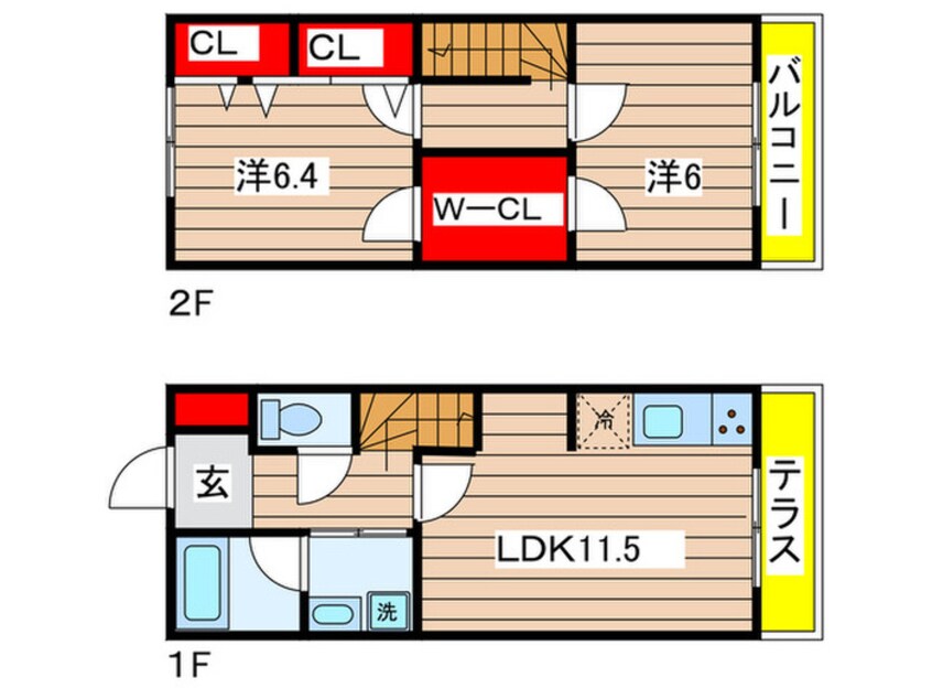 間取図 ブランシェ・ア・ミュー