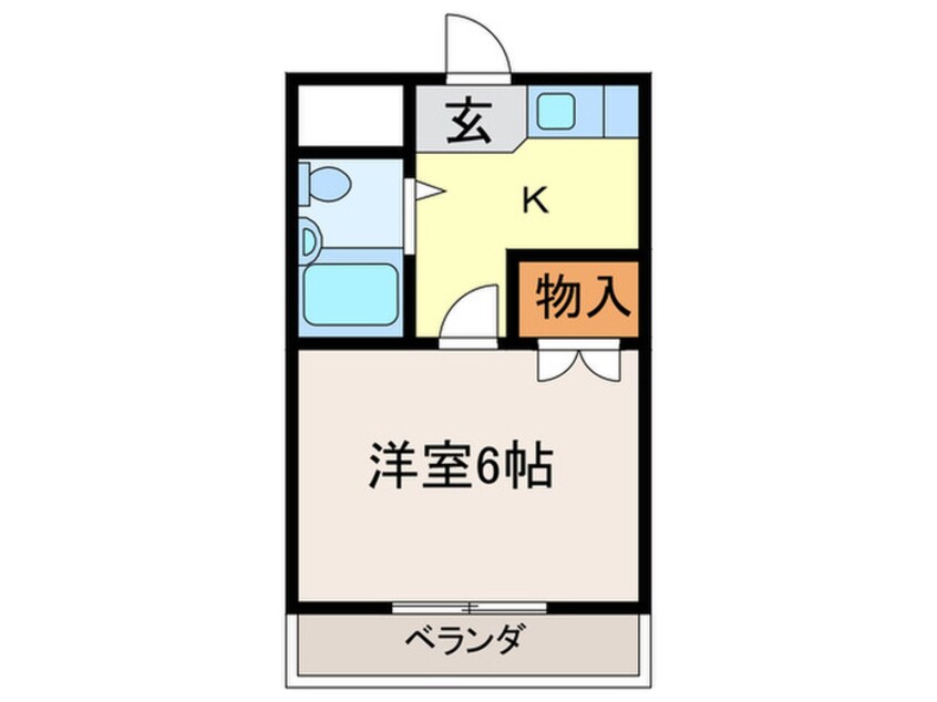 間取図 ドミ－ル井ヶ谷