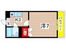 ワキタハイツ南館 1Kの間取り