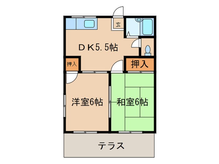 間取り図 シャンポリオンＫ