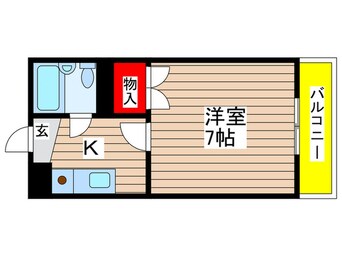 間取図 ワキタハイツ新館