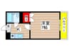 ワキタハイツ新館 1Kの間取り