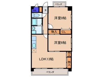 間取図 サンヒルズ高田