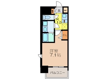 間取図 ﾌﾟﾚｻﾝｽ名古屋STATIONｷｭｵﾙ(201)