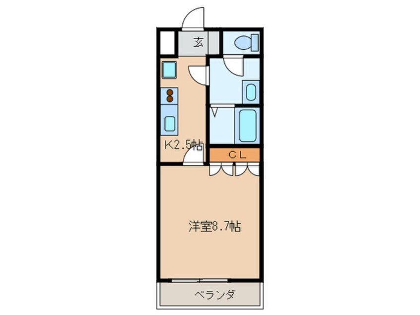 間取図 シャンピア山王浦