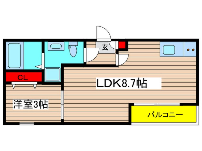 間取図 MAKES R 伝馬公園