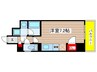 スクエア・アパ－トメント 1Rの間取り