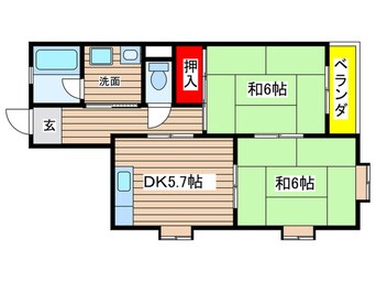 間取図 テラス植田山