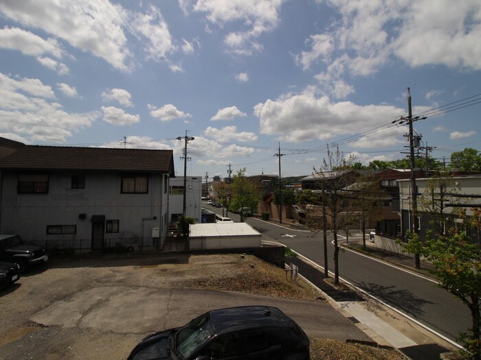 室内からの展望 テラス植田山