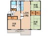 西一社団地１３号棟（405） 3LDKの間取り