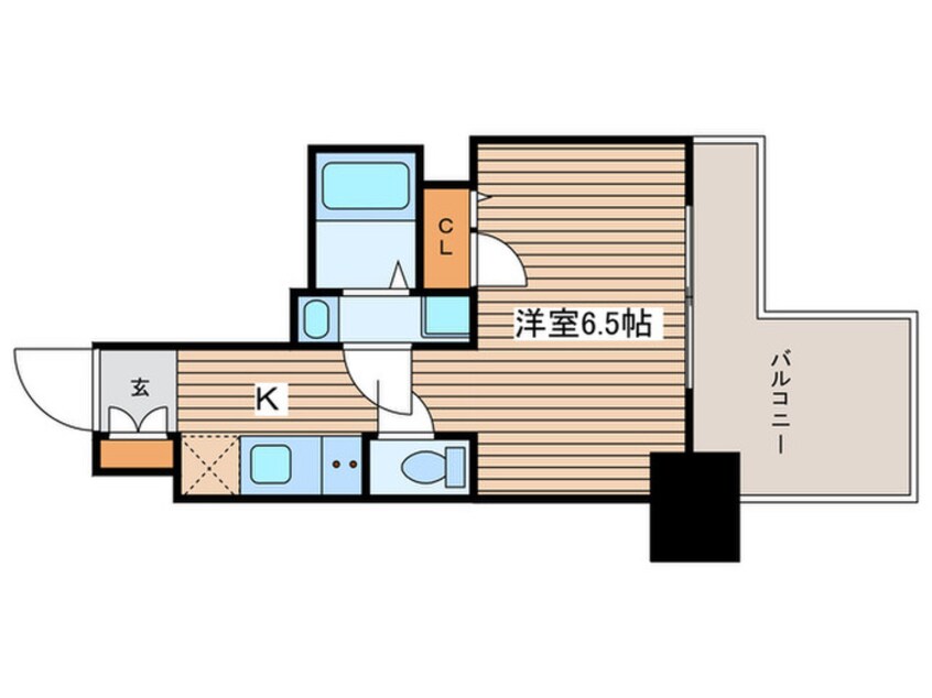 間取図 ﾌﾟﾚｻﾝｽ錦ﾌﾟﾚﾐｱﾑ(711)