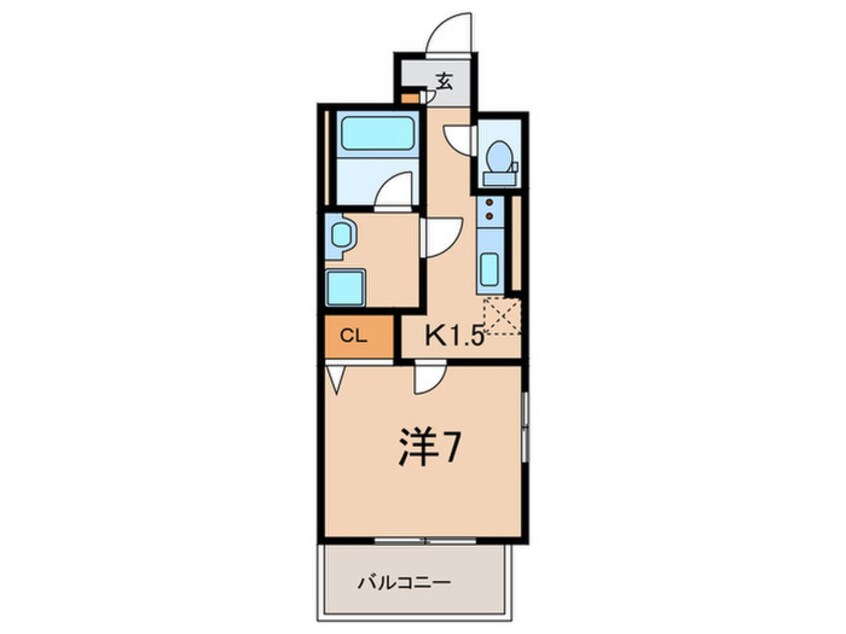 間取図 アクアコート大曽根