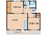 二村ビル 2DKの間取り