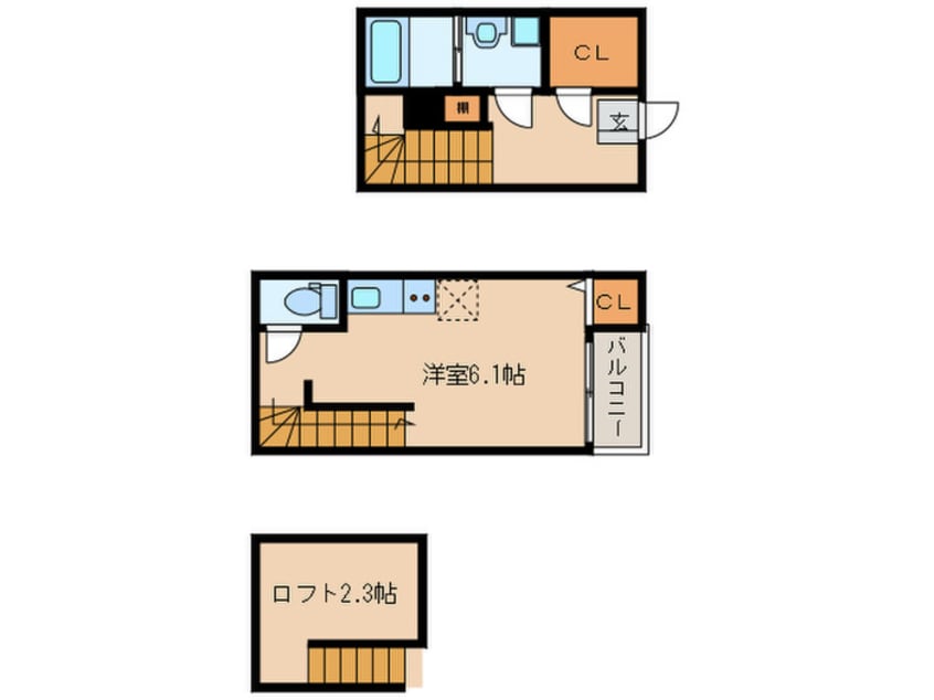 間取図 ステータス名駅西