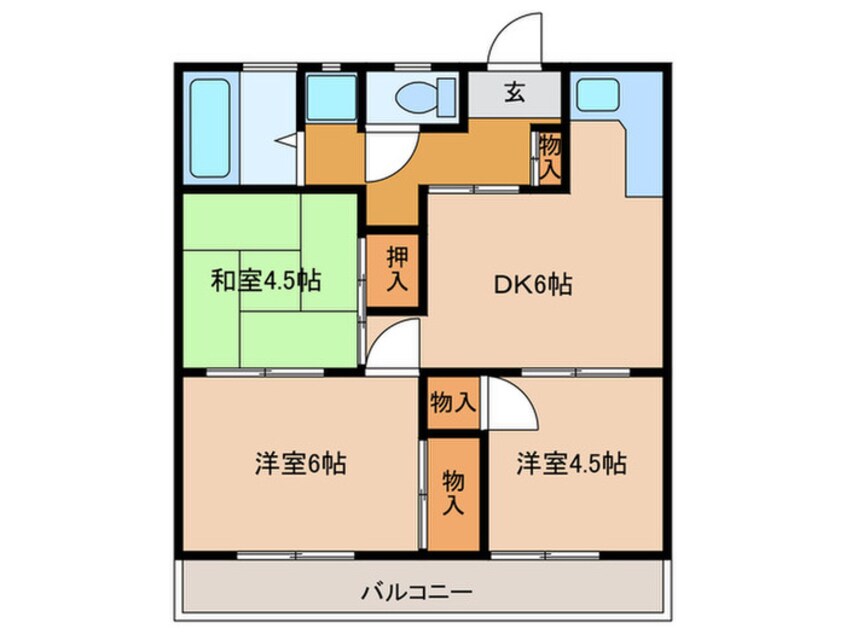 間取図 グリーンハイツ