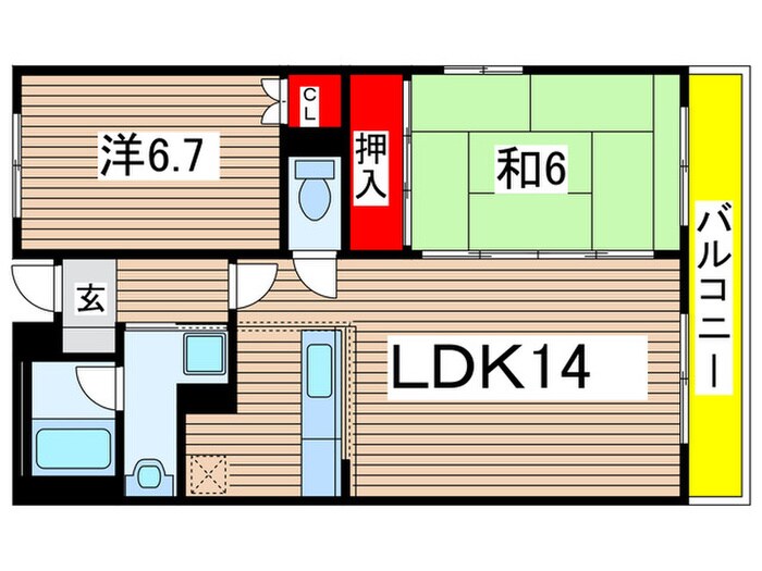間取り図 ベルテ相川