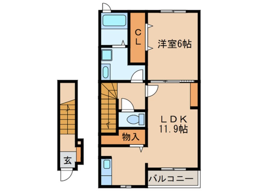 間取図 サン フローラＭＰ