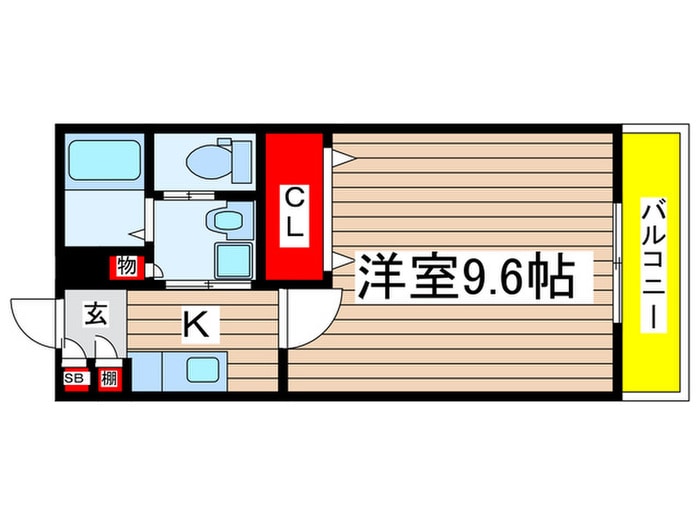 間取り図 ブルーハイツ１号館